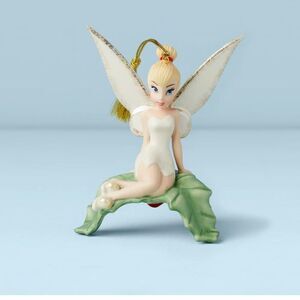 Lenox Disney Tinker Bell Sitting Pretty Ornament NWT